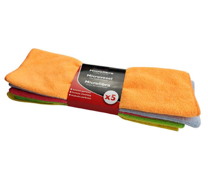 Microfiber Cleaning Cloths (5-Pack)